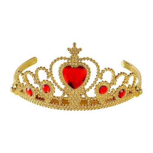 Widmann - Tiara mit Edelsteinen für Kinder, Prinzessin, Fee, Kostüm, Accessoire, Karneval, Mottoparty von W WIDMANN MILANO Party Fashion