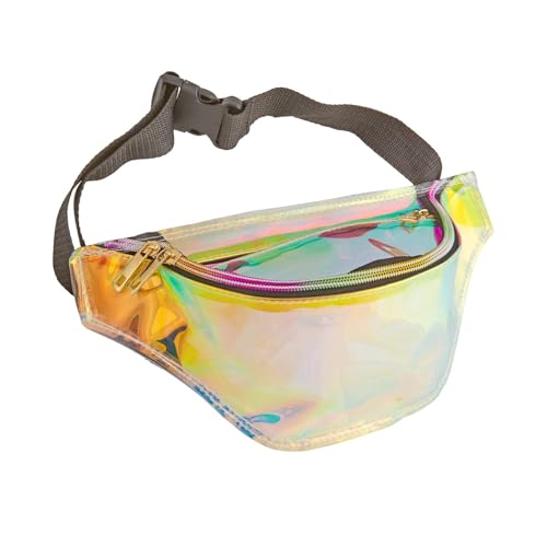 W WIDMANN MILANO Party Fashion 29361 - Holografische Gürteltasche, 80er Jahre, Retro, Accessoire, Kostüm, Karneval, Mottoparty von W WIDMANN MILANO Party Fashion