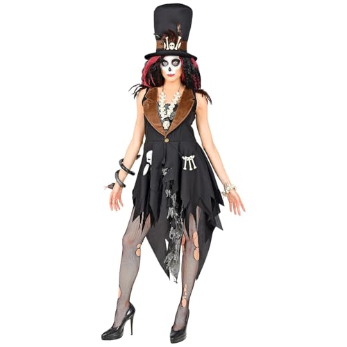 W WIDMANN MILANO Party Fashion - Kostüm Voodoo Priesterin, Kleid, Hexe, Magierin, Halloween Verkleidung von NO