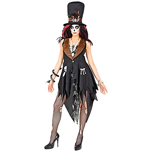 W WIDMANN MILANO Party Fashion - Kostüm Voodoo Priesterin, Kleid, Hexe, Magierin, Halloween Verkleidung von NO