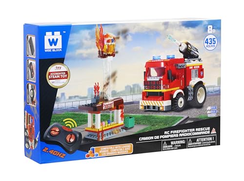 W WISE BLOCK Ferngesteuertes Auto Baukasten, Kinderspielzeug 8 9 10 11 12+ Jahre Junge Mädchen, Fortgeschrittenes Level - Dessert Shop Rescue von W WISE BLOCK