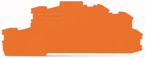 WAGO 2003-6692 Abschluss- und Trennplatte Orange 100St. von WAGO