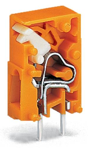 WAGO 741-911 Federkraftklemmblock 2.50mm² Polzahl 1 Orange 4320St. von WAGO