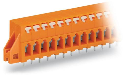 WAGO 741-232 Federkraftklemmblock 2.50mm² Polzahl 2 Orange 180St. von WAGO