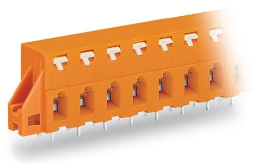 WAGO 741-422 Federkraftklemmblock 2.50mm² Polzahl 2 Orange 160St. von WAGO