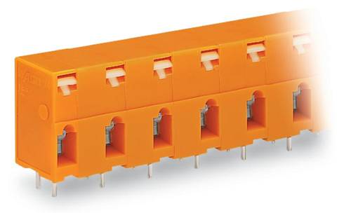 WAGO 741-602 Federkraftklemmblock 2.50mm² Polzahl 2 Orange 280St. von WAGO