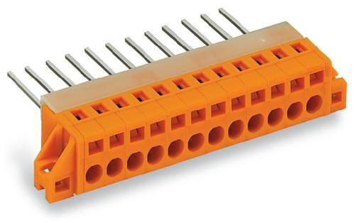 WAGO 731-163 Federkraftklemmblock 2.50mm² Polzahl 3 Orange 50St. von WAGO