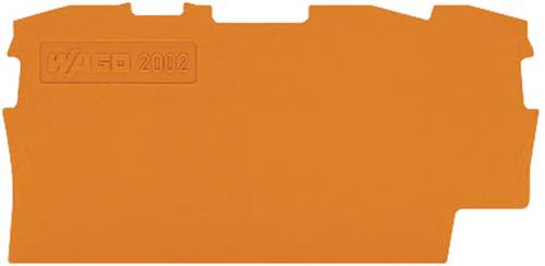 WAGO 2000-1392 Abschluss- und Trennplatte Orange von WAGO