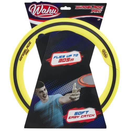 OUTDOOR 920747.112 Fliegendes Ringspielzeug Wahu WingBlade Pro Yellow, Gelb, Large von WAHU