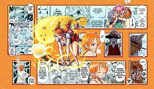 WAIFUWORLD SHOP One Piece Spielfeld Nami Spielmatte mit Zonen | Trading Card Game Nami Playmat kompatibel mit dem One Piece Trading Card Game | Kartenspielmatte im Nami Motiv von WAIFUWORLD SHOP