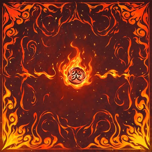 WAIFUWORLD SHOP Spielmatte mit YGO FIRE Element Motiv | 2-Spieler Spielfeld | TCG Dual Playmat kompatibel mit beliebten Kartenspielen | Kartenspielmatte aus Stoff | 60x60 cm WAIFUWORLD SHOP Spielmatte mit YGO FIRE Element Motiv | 2-Spieler Spielfeld | TCG Dual Playmat kompatibel mit beliebten Kartenspielen | Kartenspielmatte aus Stoff | 60x60 cm von WAIFUWORLD SHOP
