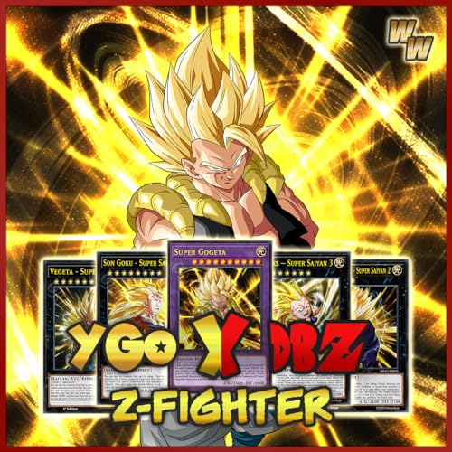 WAIFUWORLD SHOP YGO x DBZ 2-Player Playset | Z-Fighter Deck | Yu-Gi-Oh! Deck im Theme Dragonball Z | Trading Card Game | Dragonball Karten | 1 x 1 Deck von WAIFUWORLD SHOP