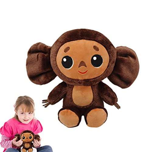 WAIMXDAO Cheburashka Monkey Plüschtier Stofftier, Big Eyes Monkey Plüschtier Plüsch AFFE Spielzeug Lustiger Charakter Cheburashka Gefüllter Plüsch Spielzeug Plüschpuppe für Kinder Kleinkinder von WAIMXDAO