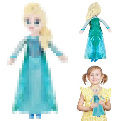 WAIMXDAO ELSA Puppe Eiskönigin, 40cm ELSA Puppe, ELSA Kuscheltier, ELSA Spielzeug Puppe, Kuscheltier Plüschfigur, Prinzessin Plüschtier, Geeignet für Kinder als Geburtstagsgeschenke von WAIMXDAO