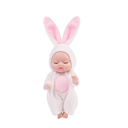 WAITLOVER Wiedergeburtspuppe schlafend kleines Baby Schlafpuppe Simulation Wiedergeburt Beruhigung Spielzeug Mädchen Zubehör Puppe schlafende Puppen von WAITLOVER