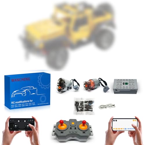 WANCHENG Für 42122 Upgrade Zubehör Set, APP-Steuerung, Programmierbar, mit Joystick Fernbedienung und 2 Motor (Modell Nicht Enthalten) von WANCHENG