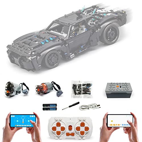 Motoren und Fernbedienung Set für Lego 42127 BATMANS BATMOBIL, 4 Modi der APP-Steuerung, mit 2 Motor (Modell Nicht Enthalten) (Super Motor) von WANCHENG