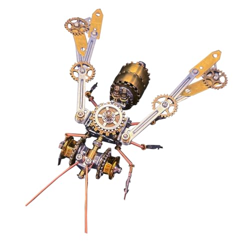 WANENGEDIY 3D Metall Puzzle, DIY-Montage Steampunk 3D Mechanische Puzzle Wespe Modellbausatz mit Werkzeugen, Adventskalender 2025 Geschenke WANENGEDIY 3D Metall Puzzle, DIY-Montage Steampunk 3D Mechanische Puzzle Wespe Modellbausatz mit Werkzeugen, Adventskalender 2025 Geschenke von WANENGEDIY