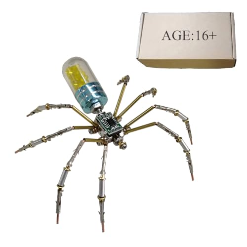 WANENGEDIY 3D Metall Puzzle Circuit-Spider DIY Bausatz Steampunk Mechanisches Insekt für Erwachsene - 90 Teile WANENGEDIY 3D Metall Puzzle Circuit-Spider DIY Bausatz Steampunk Mechanisches Insekt für Erwachsene - 90 Teile von WANENGEDIY