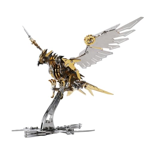 WANENGEDIY 3D Metall Puzzle Falkenräuber, 279 Teile DIY-Montage Steampunk 3D Mechanische Puzzle Bionisch Vogel Modellbausatz mit Werkzeugen, Adventskalender 2025 Geschenke WANENGEDIY 3D Metall Puzzle Falkenräuber, 279 Teile DIY-Montage Steampunk 3D Mechanische Puzzle Bionisch Vogel Modellbausatz mit Werkzeugen, Adventskalender 2025 Geschenke von WANENGEDIY