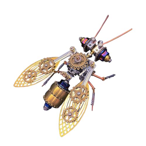WANENGEDIY 3D Metall Puzzle Insekt, DIY-Montage Steampunk 3D Mechanische Puzzle Biene Modellbausatz mit Werkzeugen, Adventskalender 2025 Geschenke WANENGEDIY 3D Metall Puzzle Insekt, DIY-Montage Steampunk 3D Mechanische Puzzle Biene Modellbausatz mit Werkzeugen, Adventskalender 2025 Geschenke von WANENGEDIY