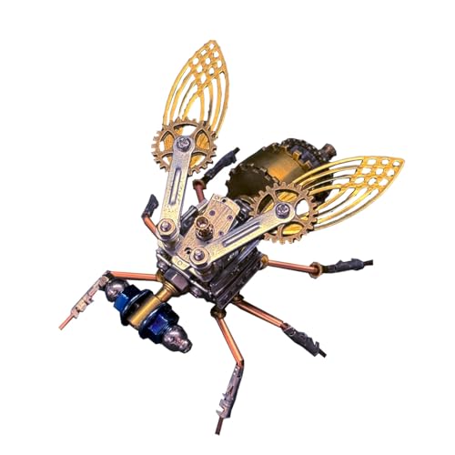 WANENGEDIY 3D Metall Puzzle Insekt, DIY-Montage Steampunk 3D Mechanische Puzzle Fliegen Modellbausatz mit Werkzeugen, Adventskalender 2025 Geschenke WANENGEDIY 3D Metall Puzzle Insekt, DIY-Montage Steampunk 3D Mechanische Puzzle Fliegen Modellbausatz mit Werkzeugen, Adventskalender 2025 Geschenke von WANENGEDIY