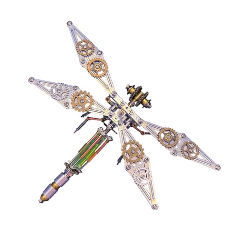 WANENGEDIY 3D Metall Puzzle Insekt, DIY-Montage Steampunk 3D Mechanische Puzzle Libelle Modellbausatz mit Werkzeugen, Adventskalender 2025 Geschenke WANENGEDIY 3D Metall Puzzle Insekt, DIY-Montage Steampunk 3D Mechanische Puzzle Libelle Modellbausatz mit Werkzeugen, Adventskalender 2025 Geschenke von WANENGEDIY