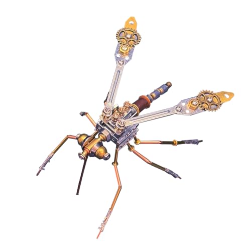 WANENGEDIY 3D Metall Puzzle Insekt, DIY-Montage Steampunk 3D Mechanische Puzzle Mücke Modellbausatz mit Werkzeugen, Adventskalender 2025 Geschenke WANENGEDIY 3D Metall Puzzle Insekt, DIY-Montage Steampunk 3D Mechanische Puzzle Mücke Modellbausatz mit Werkzeugen, Adventskalender 2025 Geschenke von WANENGEDIY