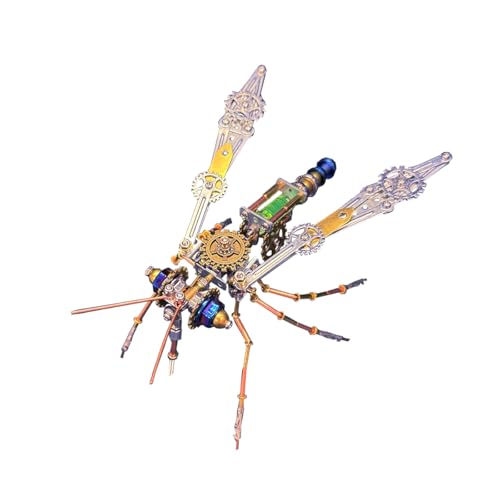 WANENGEDIY 3D Metall Puzzle Insekt, DIY-Montage Steampunk 3D Mechanische Puzzle Mücke Modellbausatz mit Werkzeugen, Adventskalender 2025 Geschenke WANENGEDIY 3D Metall Puzzle Insekt, DIY-Montage Steampunk 3D Mechanische Puzzle Mücke Modellbausatz mit Werkzeugen, Adventskalender 2025 Geschenke von WANENGEDIY