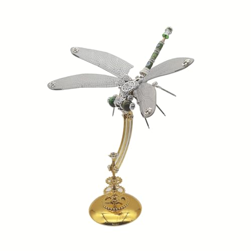 WANENGEDIY 3D Metall Puzzle Libelle, 200+ Teile DIY-Montage Steampunk 3D Mechanische Puzzle Libelle mit Magnetischer Displaysockel, Adventskalender 2025 Geschenke für Frauen WANENGEDIY 3D Metall Puzzle Libelle, 200+ Teile DIY-Montage Steampunk 3D Mechanische Puzzle Libelle mit Magnetischer Displaysockel, Adventskalender 2025 Geschenke für Frauen von WANENGEDIY
