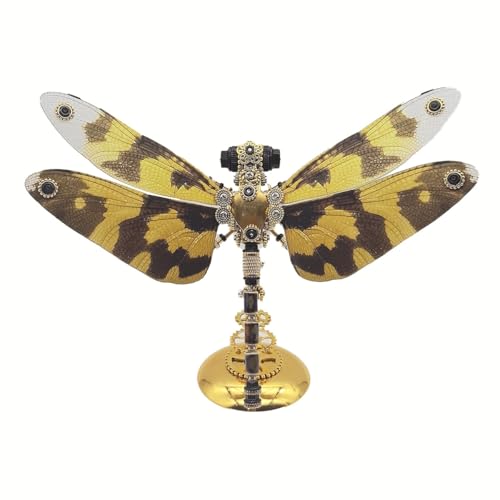WANENGEDIY 3D Metall Puzzle Libelle, 200+ Teile DIY-Montage Steampunk 3D Mechanische Puzzle Libelle mit Magnetischer Displaysockel, Adventskalender 2025 Geschenke für Frauen WANENGEDIY 3D Metall Puzzle Libelle, 200+ Teile DIY-Montage Steampunk 3D Mechanische Puzzle Libelle mit Magnetischer Displaysockel, Adventskalender 2025 Geschenke für Frauen von WANENGEDIY