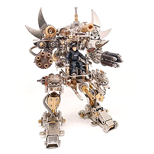 WANENGEDIY 3D Metall Puzzle Mecha, DIY-Montage Steampunk 3D Mechanische Puzzle Mecha Modellbausatz mit Werkzeugen, Wohndeko Adventskalender 2025 Geschenke WANENGEDIY 3D Metall Puzzle Mecha, DIY-Montage Steampunk 3D Mechanische Puzzle Mecha Modellbausatz mit Werkzeugen, Wohndeko Adventskalender 2025 Geschenke von WANENGEDIY