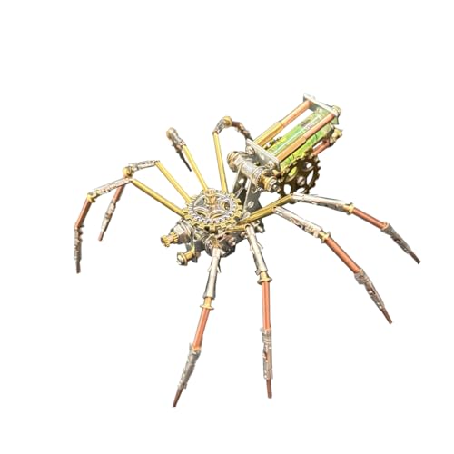 WANENGEDIY 3D Metall Puzzle Spinne, DIY-Montage Steampunk 3D Mechanische Puzzle Spinne mit Werkzeugen, Adventskalender 2025 Geschenke für Männer Frauen WANENGEDIY 3D Metall Puzzle Spinne, DIY-Montage Steampunk 3D Mechanische Puzzle Spinne mit Werkzeugen, Adventskalender 2025 Geschenke für Männer Frauen von WANENGEDIY
