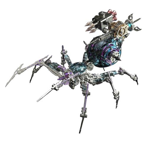 WANENGEDIY 3D Metall Puzzle Spinne mit Waffen-Zubehör, 771 Teile DIY-Montage Steampunk 3D Mechanische Puzzle Kriegsspinnen Modellbausatz mit Werkzeugen, Adventskalender 2025 Geschenke WANENGEDIY 3D Metall Puzzle Spinne mit Waffen-Zubehör, 771 Teile DIY-Montage Steampunk 3D Mechanische Puzzle Kriegsspinnen Modellbausatz mit Werkzeugen, Adventskalender 2025 Geschenke von WANENGEDIY