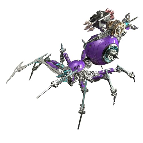 WANENGEDIY 3D Metall Puzzle Spinne mit Waffen-Zubehör, 771 Teile DIY-Montage Steampunk 3D Mechanische Puzzle Kriegsspinnen Modellbausatz mit Werkzeugen, Adventskalender 2025 Geschenke WANENGEDIY 3D Metall Puzzle Spinne mit Waffen-Zubehör, 771 Teile DIY-Montage Steampunk 3D Mechanische Puzzle Kriegsspinnen Modellbausatz mit Werkzeugen, Adventskalender 2025 Geschenke von WANENGEDIY