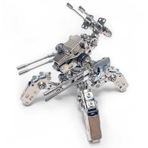 WANENGEDIY 3D Metall Puzzle Vierbeiniger Mecha, 410 Teile DIY-Montage Steampunk 3D Mechanische Puzzle Modell mit Werkzeugen, Adventskalender 2025 Geschenke für Männer Frauen WANENGEDIY 3D Metall Puzzle Vierbeiniger Mecha, 410 Teile DIY-Montage Steampunk 3D Mechanische Puzzle Modell mit Werkzeugen, Adventskalender 2025 Geschenke für Männer Frauen von WANENGEDIY