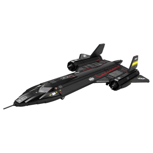 WANENGEDIY Modellbausteine für Militärflugzeuge, SR71 Blackbird Taktikflugzeug MOC Hubschrauber Bausteine, 2024 Modellflug-Enthusiasten -1905 Teile von WANENGEDIY