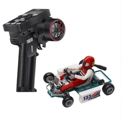 WANENGEDIY RC Drift Auto RC Kart im Maßstab 1:32 2.4G Miniatur RC Kart DIY Montage Modellbausatz Weihnachten Spielzeug Geschenke für Jungen Kinder Erwachsene von WANENGEDIY