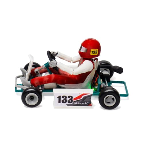 WANENGEDIY RC Drift Auto RC Kart im Maßstab 1:32 2.4G Miniatur RC Kart DIY Montage Modellbausatz Weihnachten Spielzeug Geschenke für Jungen Kinder Erwachsene von WANENGEDIY