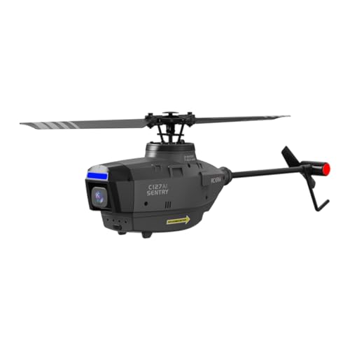 WANENGEDIY RC Hubschrauber C127AI Scout Drohne Modell 2.4G RC 4CH Einmotorig Bürstenlos Hubschrauber Modell Ohne Querruder - RTF Version Modellflug-Enthusiasten von WANENGEDIY