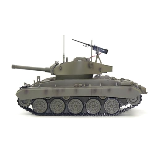 WANENGEDIY RC Panzermodell 1/16 Maßstab US M24 RC Militärpanzer Modell RC Fahrzeug RC-Modellauto-Enthusiasten von WANENGEDIY