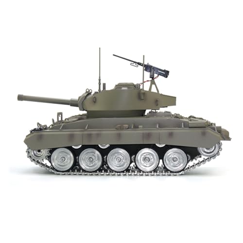 WANENGEDIY RC Panzermodell 1/16 Maßstab US M24 RC Militärpanzer Modell RC Fahrzeug RC-Modellauto-Enthusiasten von WANENGEDIY