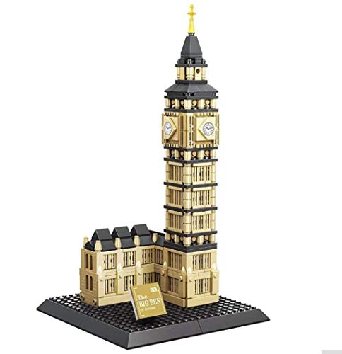 WANGE Big Ben, ElizaBesth Tower Bausteine-Set Architektur-Bausteine-Set. von WANGE