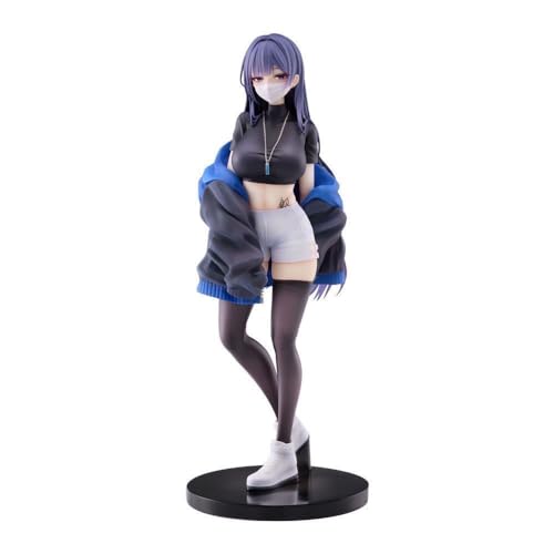 WANSHI Anime Figures Azur Lane Figur Girl PVC Model Ecchi Figures Collectible Decoration Ornaments Statue (Maskiertes Mädchen) von WANSHI