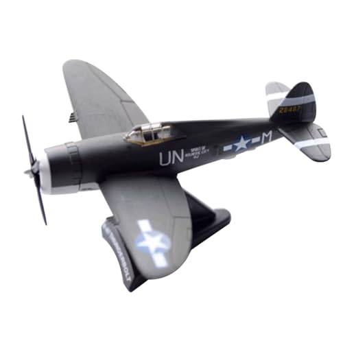 1:100 Alloy WWII US P-47 Thunderbolt Kampfflugzeug Modell Metall Flugzeug Modell für Sammlung von WANSUPYIN