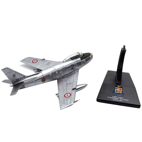 WANSUPYIN 1:100 Alloy Italian F-86 Sabre Fighter Plane Model Metal Airplane Model for Collection von WANSUPYIN