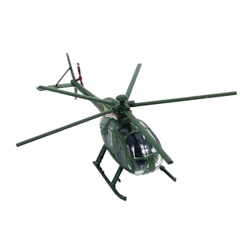 WANSUPYIN 1:100 Alloy US Army OH-6A Cayuse Hubschrauber Modell Metall Flugzeug Modell für Sammlung von WANSUPYIN