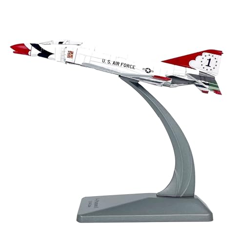 WANSUPYIN 1:144 Alloy United States Air Force F-4 Phantom II Fighter Plane Model Metal Airplane Model for Collection von WANSUPYIN