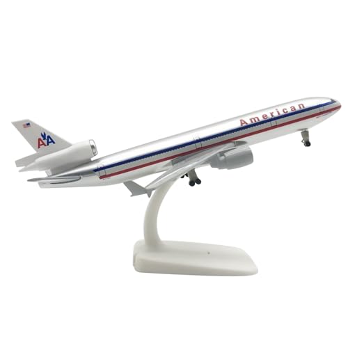 WANSUPYIN 1:400 Amerikanisches MD-11 Flugzeug Modell 20CM Luftfahrt Wissenschaft Ausstellung Modell mit Display Ständer von WANSUPYIN