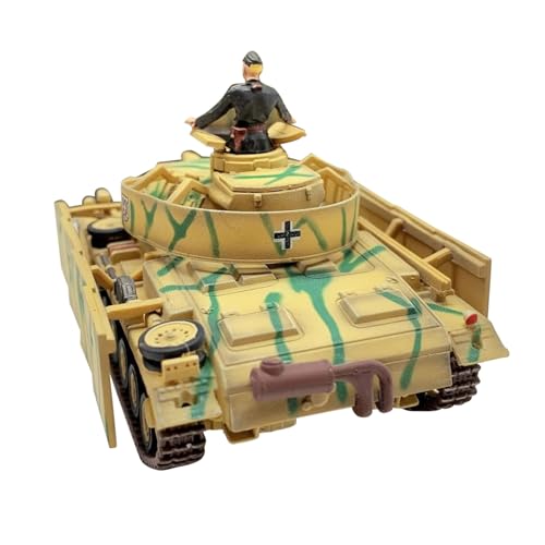 WANSUPYIN 1:72 Kunststoff WWII Bundeswehr Pz.Kpfw.III Ausf.N Panzermodell Panzer Fahrzeug Modell zur Sammlung von WANSUPYIN